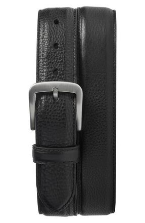 Shinola Canfield Vachetta Leather Belt in Black at Nordstrom, Size 32