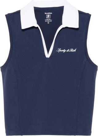 Sporty & Rich Mujer, Camisetas, Azul, Talla: M