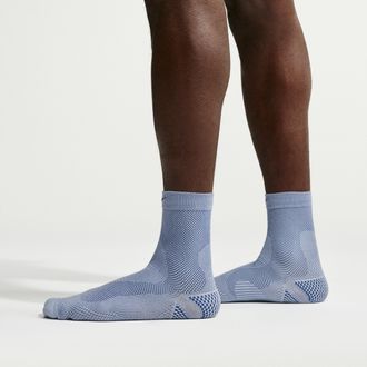Nike Unisex Run Lightweight Running Micro-Crew Socks (1 Pair) in Blue | IB6114-441