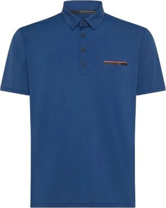 Roberto Ricci Design Oxford Pocket Polo - Heren - Polos - Blauw - XL - Tops