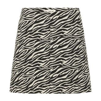 Soaked In Luxury Rokken, Dames, Veelkleurig, XS, Animal Jacquard 304329