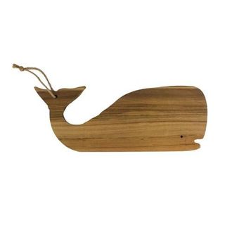 Beachcombers Whale Shape Wooden Serving Cutting Board Platter 16.5 in Brown at Nordstrom