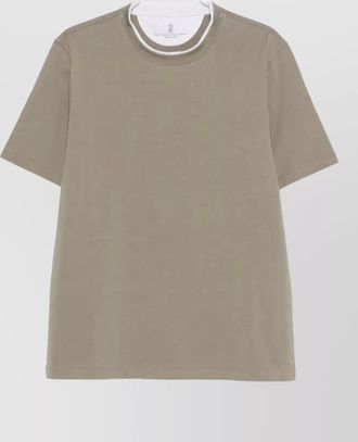 Brunello Cucinelli cotton crew-neck short-sleeve t-shirt