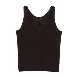 Petar Petrov Mujer, Camisetas, Marrón, Talla: S