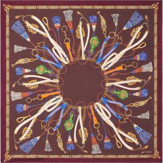 Etro Printed silk scarf