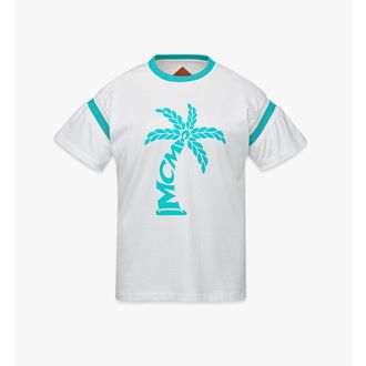 MCM Palm Logo T-shirt In Organic Cotton