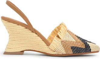 Castaner Johana Espadrille - Dames - Sleehakken - Veelkleurig - 40 EU - Leer - Schoenen
