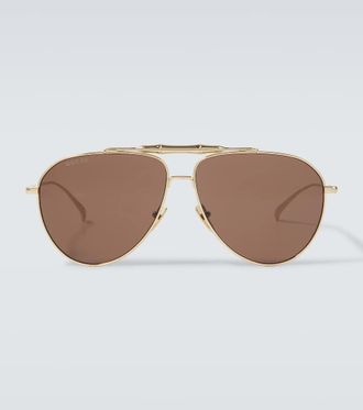 Gucci Gafas de sol de aviador Bamboo