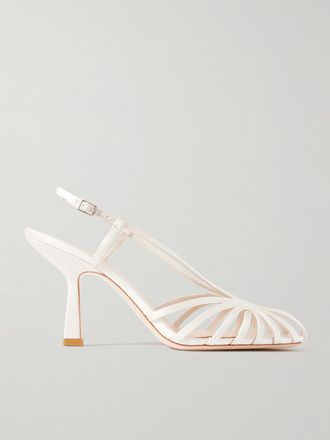Loeffler Randall Sandali In Raso Alexandra - Crema