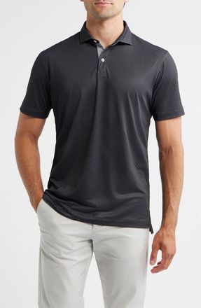 Johnnie-O The O PREP-FORMANCE Polo in Black at Nordstrom, Size X-Large