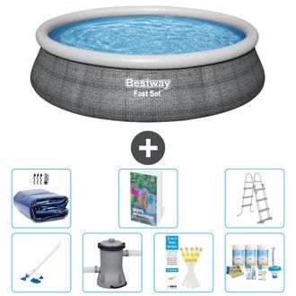 Bestway Piscina Bestway Fast Set Redonda - 457x107 Cm - 8-piezas S484