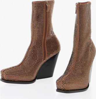 Stella McCartney Stivaletti Texani COWBOY con Cristalli All-Over 11cm Stella McCartney
