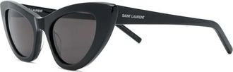 Saint Laurent Lily Zonnebril - Dames - Zonnebrillen - Zwart - 52 MM - Accessoires
