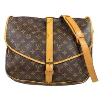 Louis Vuitton Pre-owned Cross Body Bags, female, Brown, Size: ONE SIZE Pre-owned Vintage Monogram Shoulder Bag