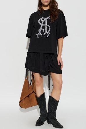 AllSaints Aria Skirt, Womens, Black
