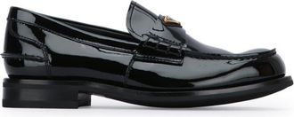 Prada Black Leather Loafers