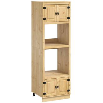 vidaXL Armario Ski Marr&oacute;n Miel 66 X 58 X 207 Cm Madera De Pino Macizo Vidaxl