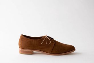 Fortress Of Inca Womens Emmy Oxford Shoes In Braided Whiskey