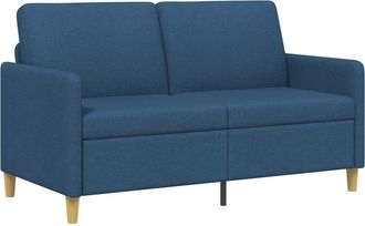 vidaXL Sof&aacute; Con Almacenamiento Azul 152 X 78 X 87 Cm Poli&eacute;ster Vidaxl