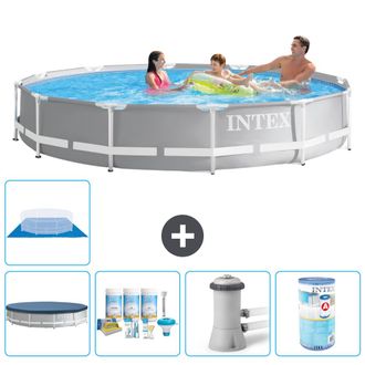 Intex Piscina Prism Frame Redonda - 366x76 Cm - 7-piezas S31900