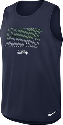 Nike Seattle Seahawks Nike Mens Dri-FIT NFL Tank Top in Blue | 045R41S78-YPB
