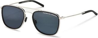 Porsche Design P8692 B Zonnebril - Heren - Zonnebrillen - Grijs - 56 MM - Accessoires