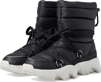 Sorel Kinetictm Impact NXT Boot Waterproof Womens Boots Black/Sea Salt : 10.5 B - Medium