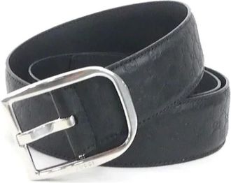 Gucci Pre-owned Belts, male, Black, Size: ONE SIZE Pre-owned Leather belts