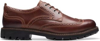 Clarks Batcombe Far - Heren - Veterschoenen - Bruin - 46 EU - Leer - Schoenen