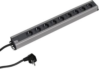 Bachmann 300.001 Base M&uacute;ltiple 2 M 9 Salidas Ac Interior Negro, Gris