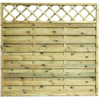 Lasa Home Fraschetti - Pannello quadrato 180x180 cm in legno di pino impregnato Barriera frangivento Quadro Lasa