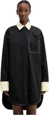 Sportmax Myovid 2 Shirt - Dresses - Mujer - Negro - M