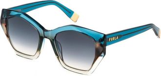 Furla SFU885V 0BLV Mens Sunglasses Blue Size 54