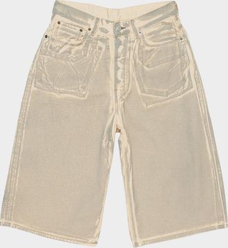 Acne Studios Men & apos;s Printed Cotton Denim Shorts