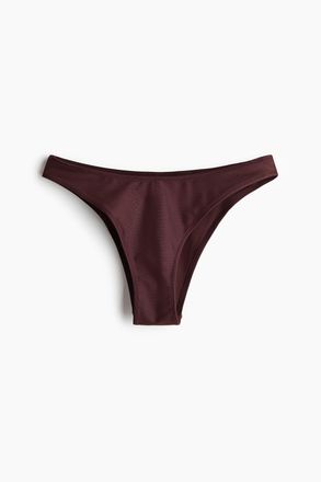H&M Cheeky Bikinihose - Dunkelbraun