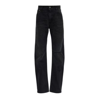 VETEMENTS Jeans met licht gebogen pijpen - Dames - Jeans - Zwart - Maat: W26 Katoen