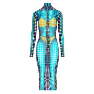 Jean Paul Gaultier Kleedjes, Dames, Veelkleurig, M, Dress Jean Paul Gaultier