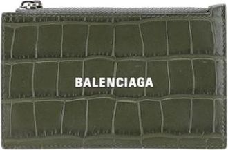 Balenciaga Pre-owned Wallets, male, Green, Size: ONE SIZE Pre-owned Card Case