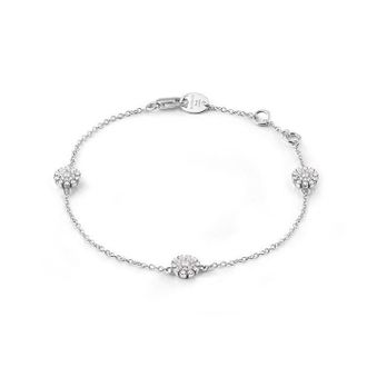 Damiani Margherita 18k White Gold Diamond Bracelet