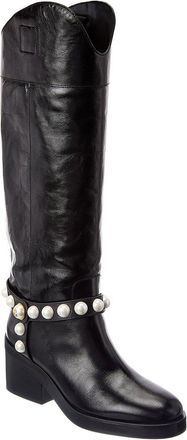 Jimmy Choo London Tonya A 70 Leather Knee-High Boot