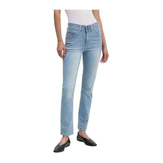 Levi's Jeans, Dames, Blauw, W25 L30, Denim, Rechte Jeans