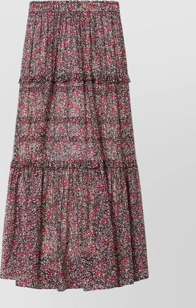 Isabel Marant floral-print full skirt