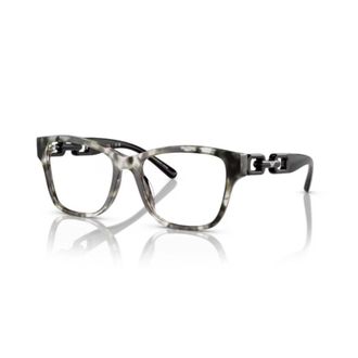 Emporio Armani 3222u Vista Marbled Square Frame Eyeglasses with Linked Chain Temples
