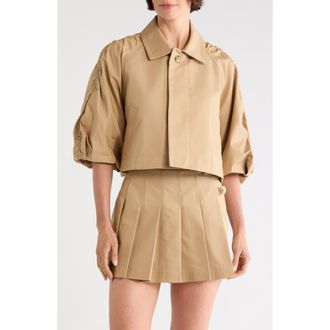 Diane Von F&uuml;rstenberg Naomi Jacket in Khaki at Nordstrom Rack, Size X-Large
