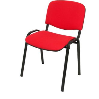 OEM 5 Star Oslo Silla Tapizada Con Tela, Rojo, 41.00x53.50x80.00 Cm
