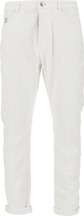 Brunello Cucinelli Garment-dyed comfort denim pants Man 46