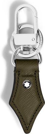Montblanc Sartorial Leather Key Holder in Khaki at Nordstrom