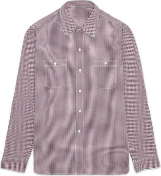 Fortela Work Cotton Check Shirt in Red at Nordstrom, Size Xx-Large