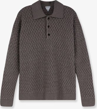 Bottega Veneta Maglia in lana con motivo Intrecciato - BOTTEGA VENETA - gender_Man