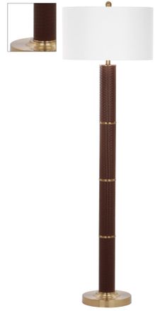 Safavieh Lampara de pie de hierro beige